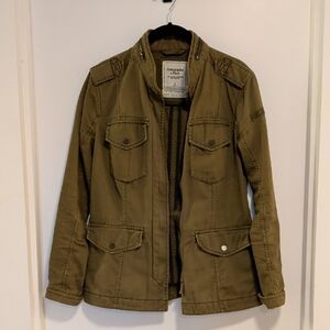 Abercrombie & Fitch Khaki Utility Jacket